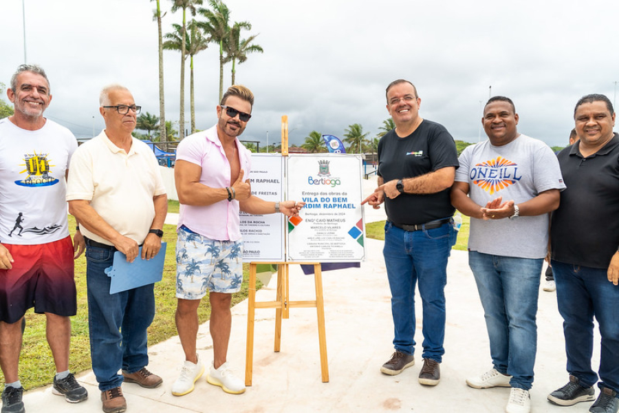 Prefeitura de Bertioga inaugura Vila do Bem no Jardim Raphael com nova pista de skate