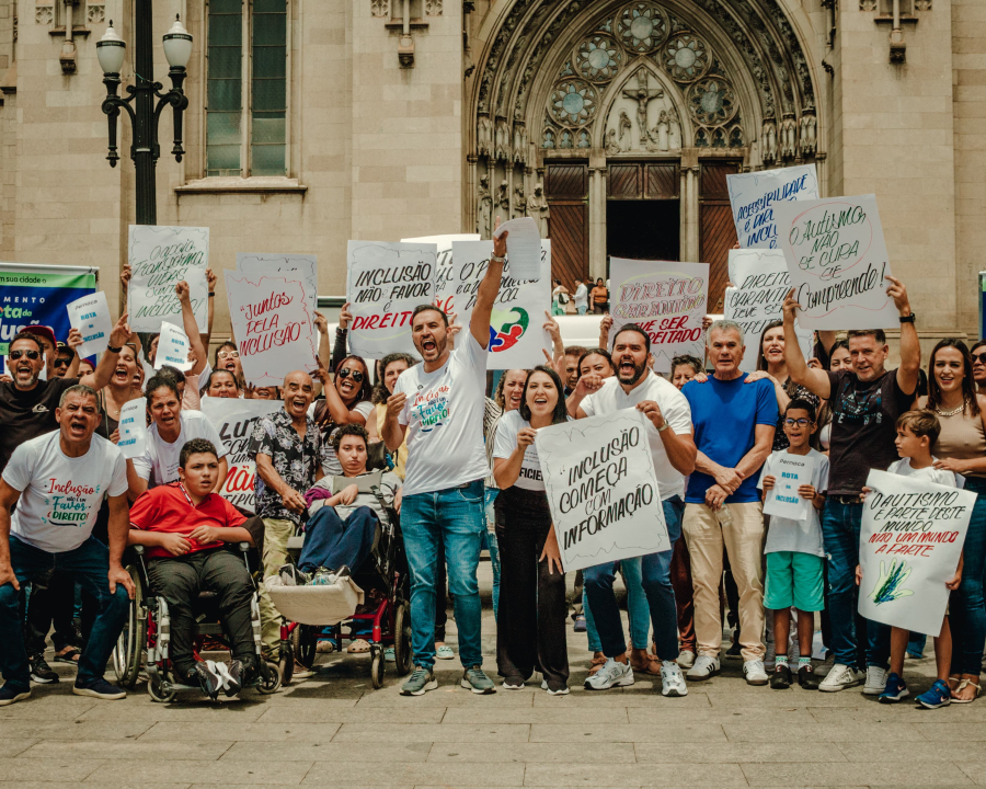 Rota da Inclusão: movimento itinerante toma as ruas de São Paulo em defesa dos direitos dos PCDs