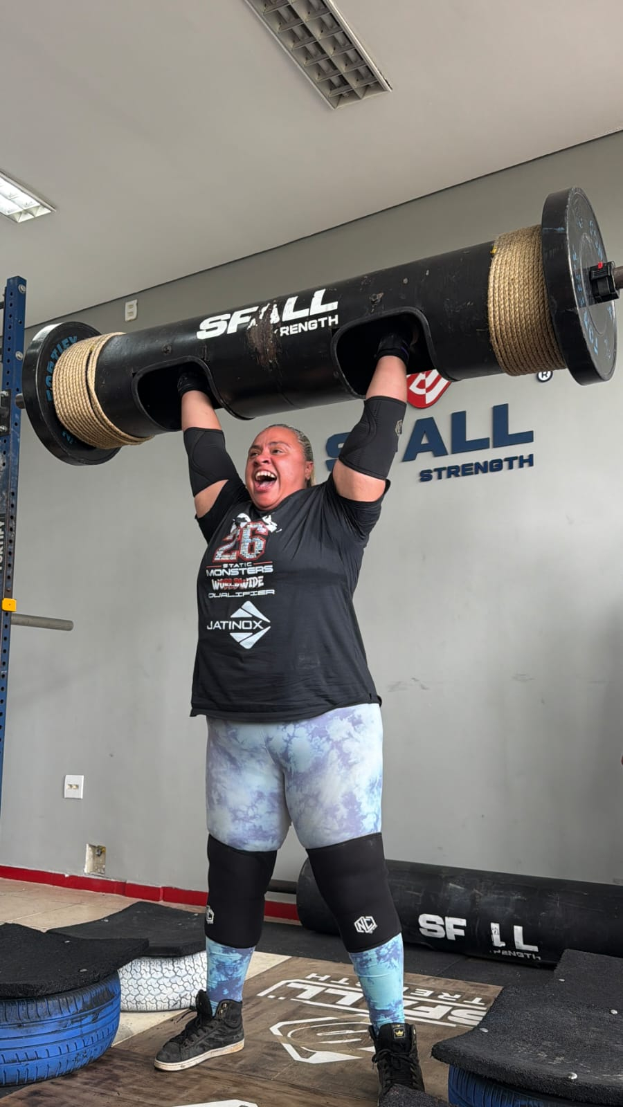 Profissional da Santa Casa de Mogi é a 6ª melhor do mundo  em categoria do strongwoman no Static Monsters