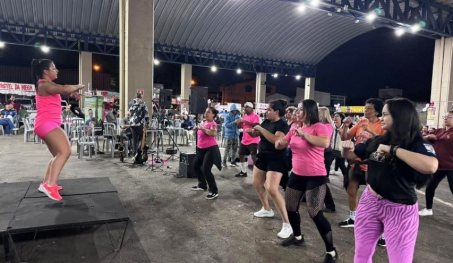 No Mês das Mulheres, Feira Noturna de Braz Cubas promove descontos, FitDance e sorteio de brindes