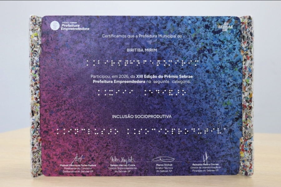 BIRITIBA MIRIM RECEBE PELA SEGUNDA VEZ O PRÊMIO DE EXCELÊNCIA EDUCACIONAL