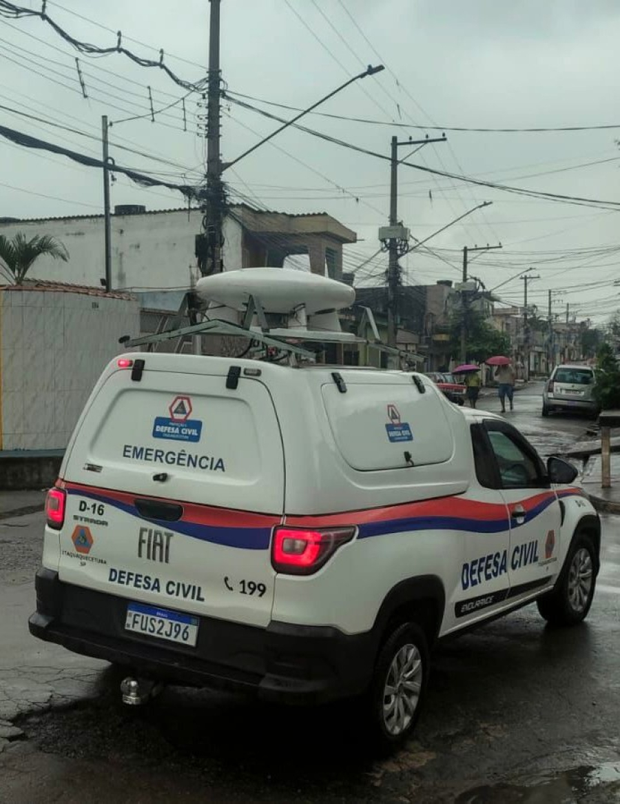 Defesa Civil de Itaquá amplia capacidade de alerta com viaturas equipadas com sistema sonoro