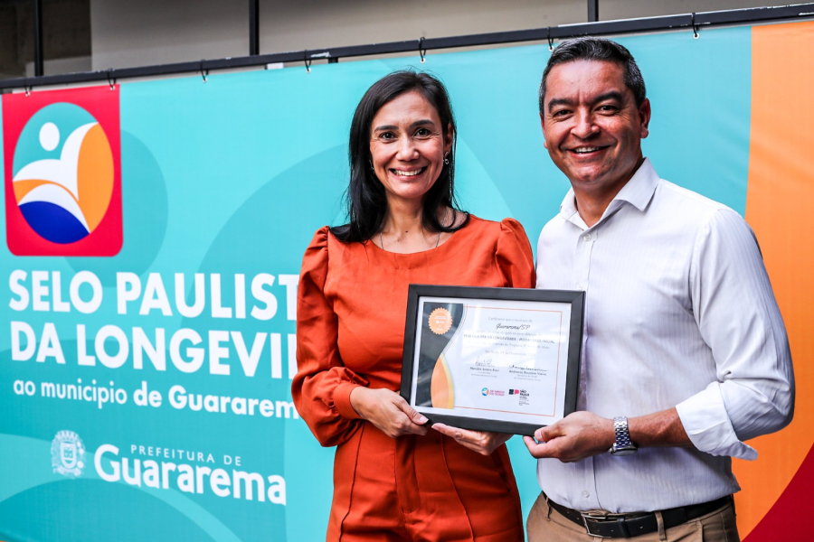 Prefeitura de Guararema recebe Selo Paulista da Longevidade e anuncia obras para a pessoa idosa