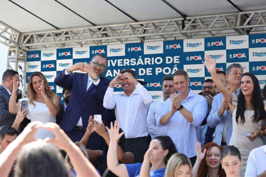 Poá celebra 77 anos com maior desfile cívico da história e participação de 10 mil pessoas