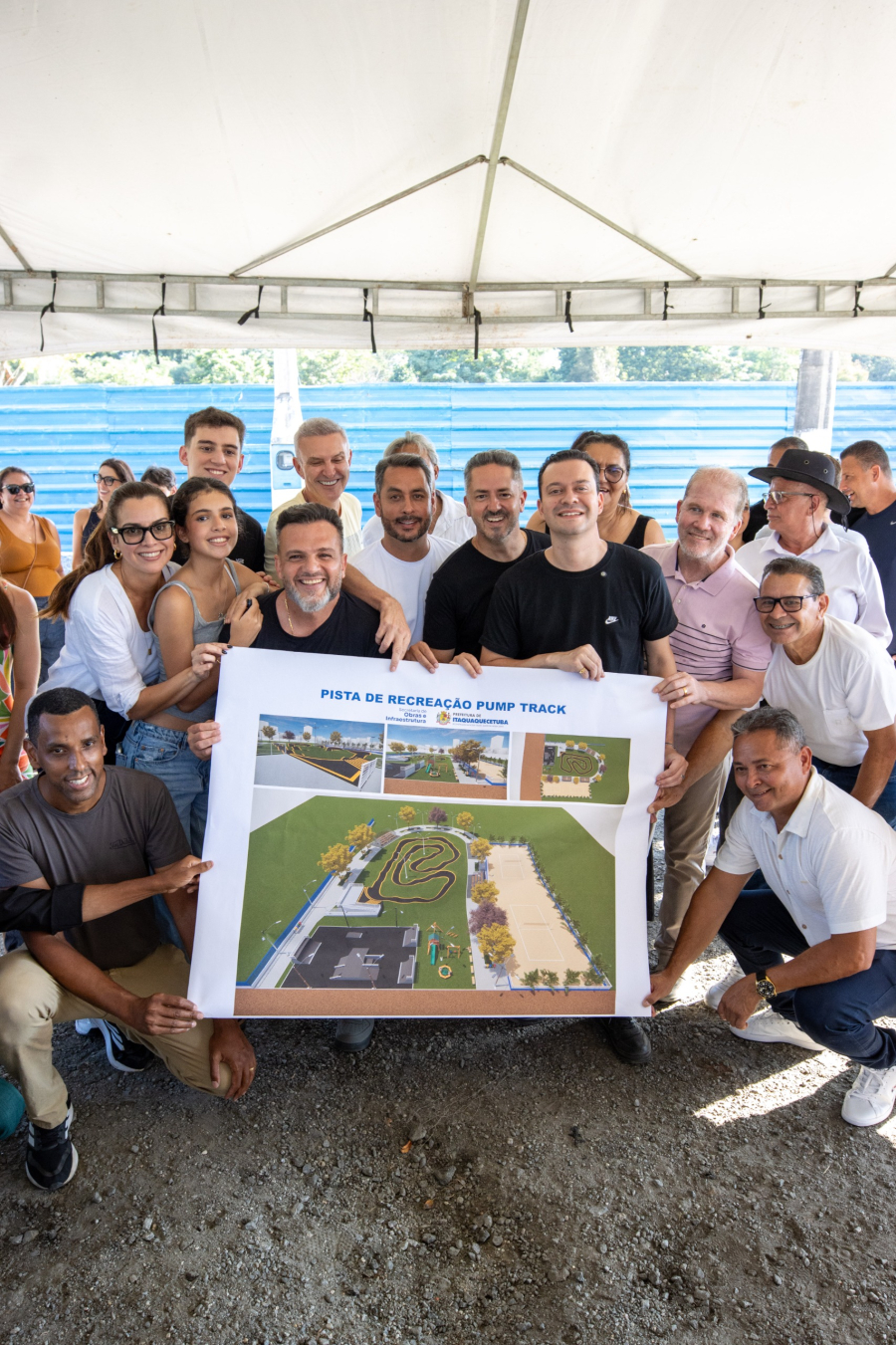 Itaquá avança no esporte com ordem de serviço para pista de pump track no parque ecológico