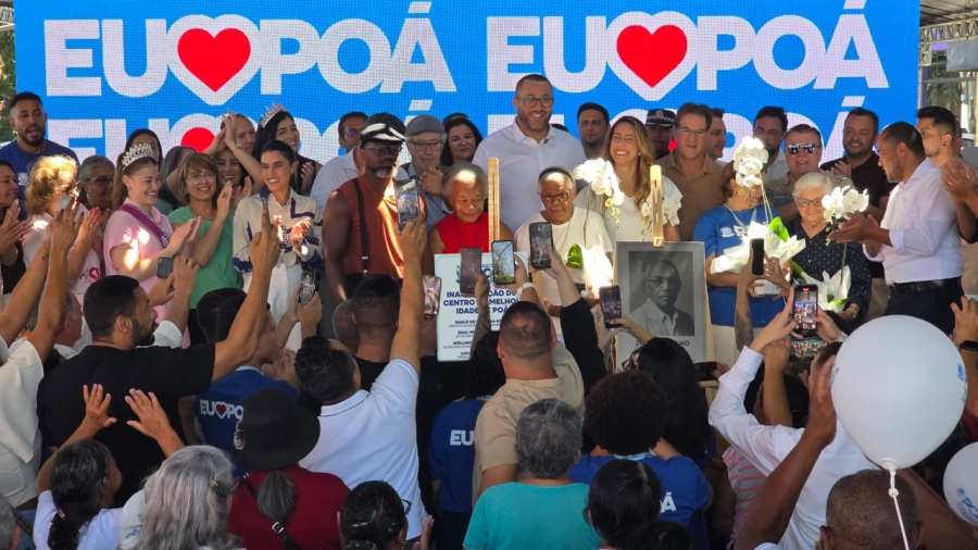 Saulo Souza entrega Centro da Melhor Idade de Poá com estrutura completa e padrão de espaço particular