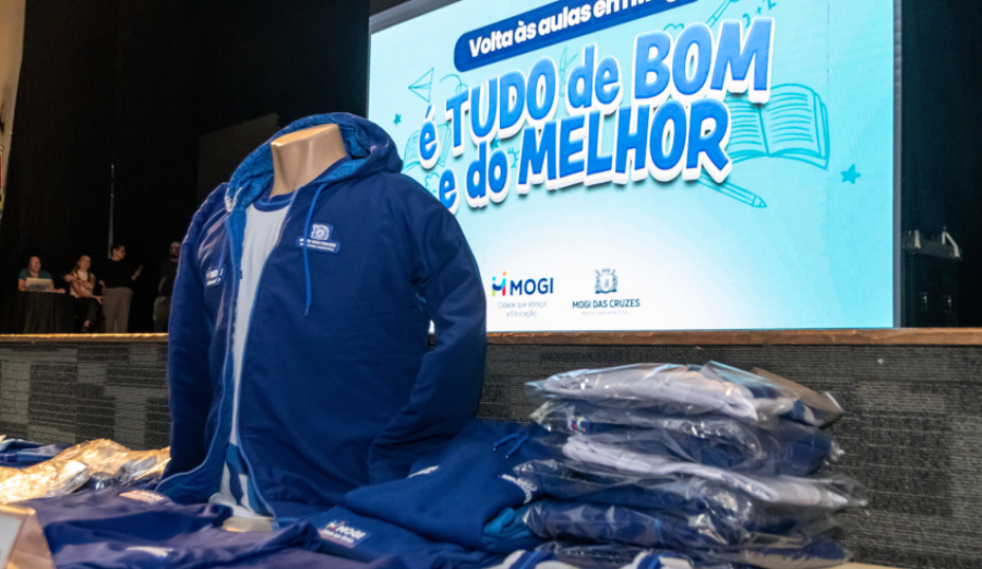 Entrega de uniformes escolares em Mogi é adiada para o fim de abril, informa Secretaria de Educação