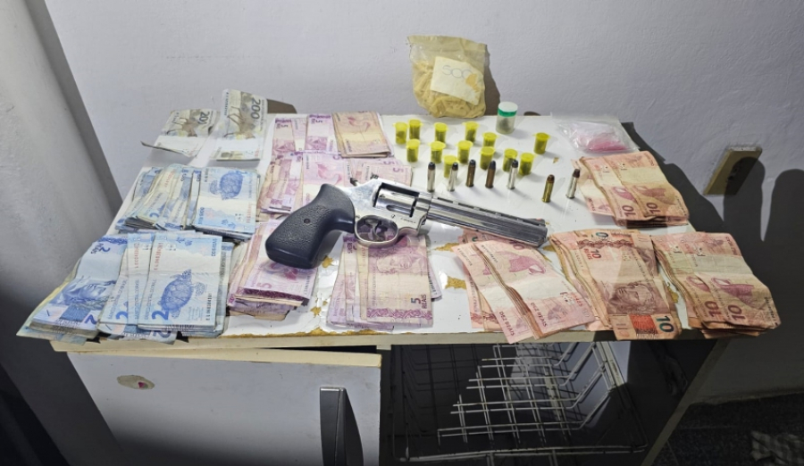 Guarda Civil Municipal prende homem por agressão à mulher e localiza arma e drogas