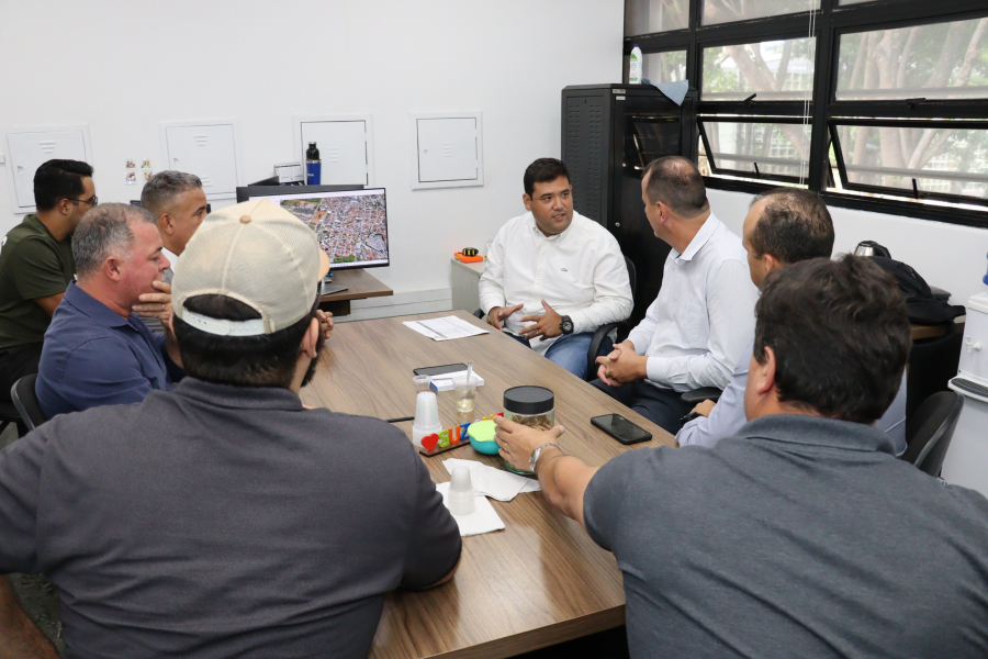 Prefeito se reúne com representantes da SSP para alinhar implantação do Baep
