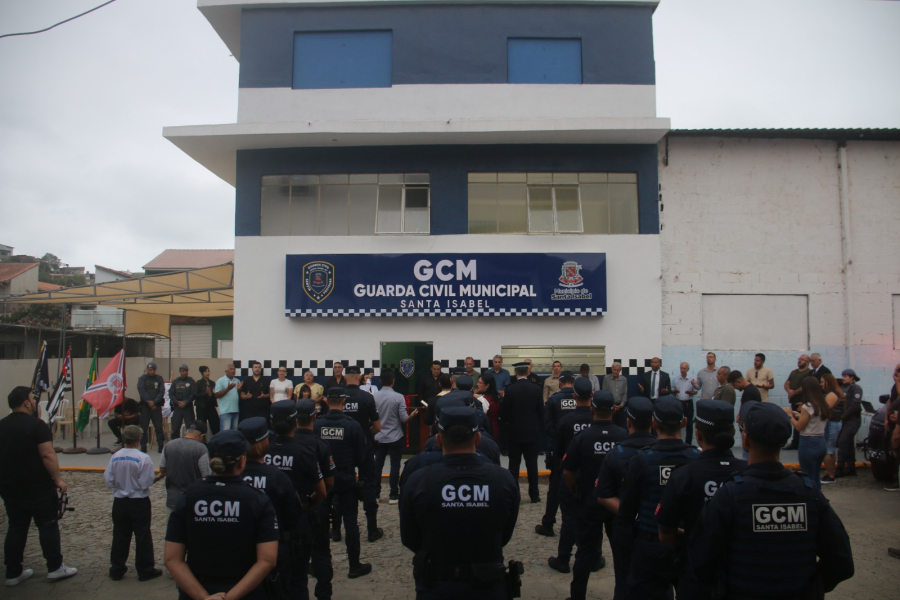 Santa Isabel inaugura nova base da Guarda Civil Municipal