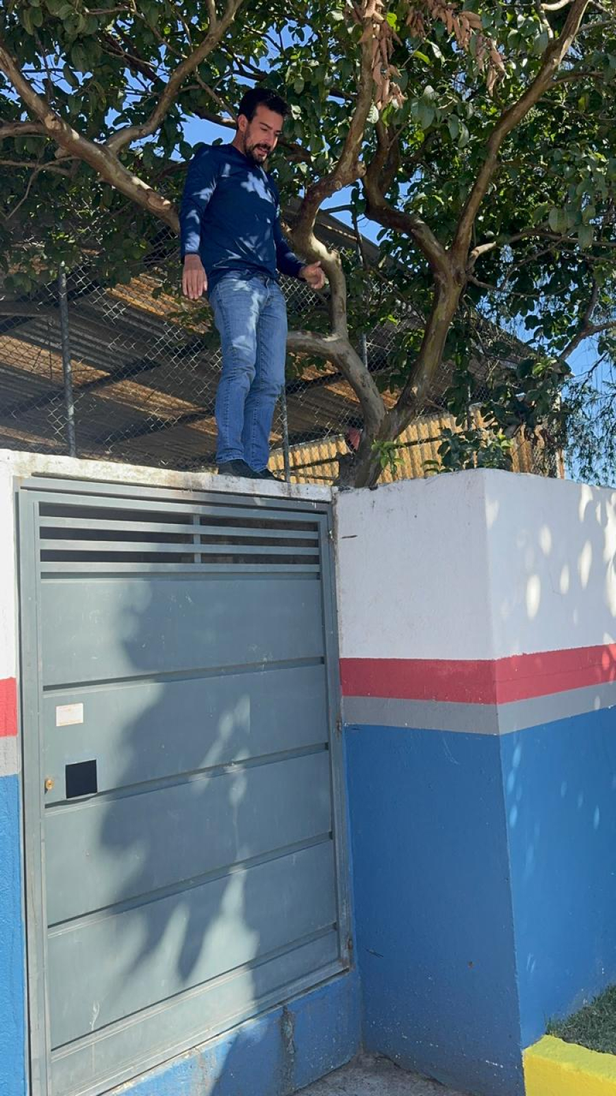 Vereador Marcio Malt faz vistoria em escola municipal no Jardim Natal