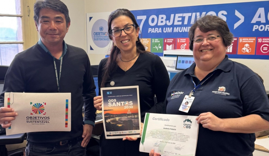 Secretaria de Meio Ambiente visita Santos para troca de informações sobre Objetivos de Desenvolvimento Sustentável