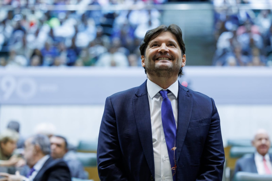 André do Prado lança pré-candidatura ao Senado em evento com Flávio Bolsonaro e o governador Tarcísio de Freitas