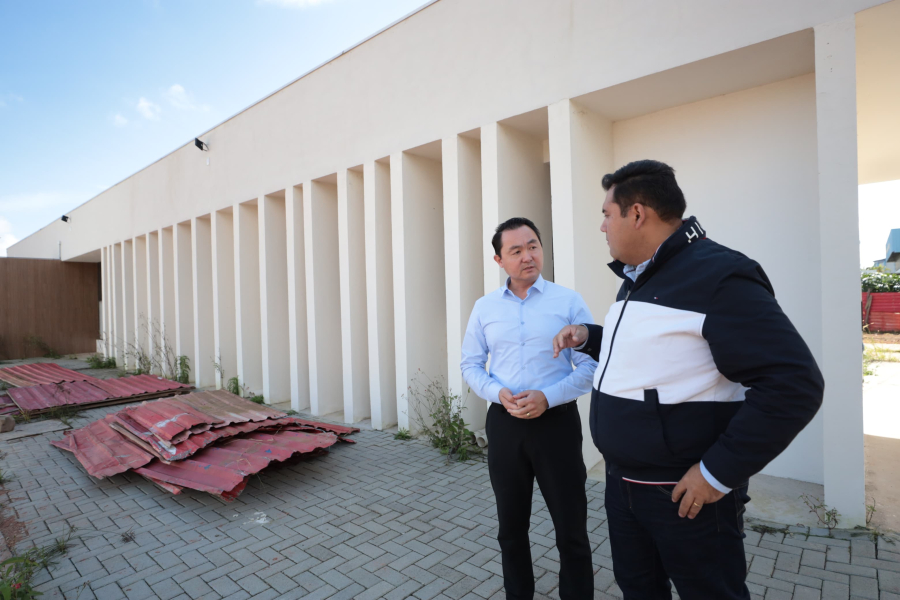 Construção do Centro de Bem-Estar Animal avança para área externa da estrutura principal