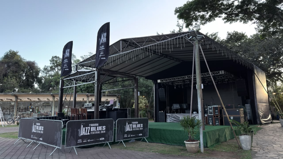 Estrutura do 3º Guararema Jazz & Blues Festival está pronta