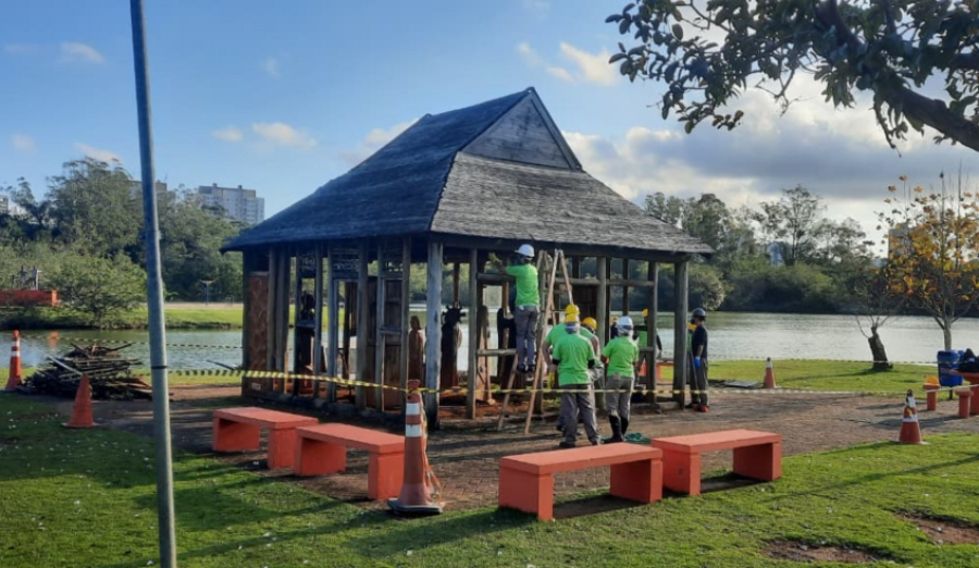 Prefeitura de Mogi inicia restauração da Casa do Imigrante, no Parque Centenário