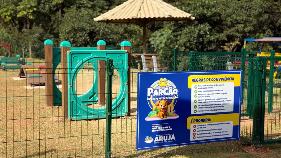 ParCão: Espaço de socialização e bem-estar animal é entregue no Parque dos Ipês