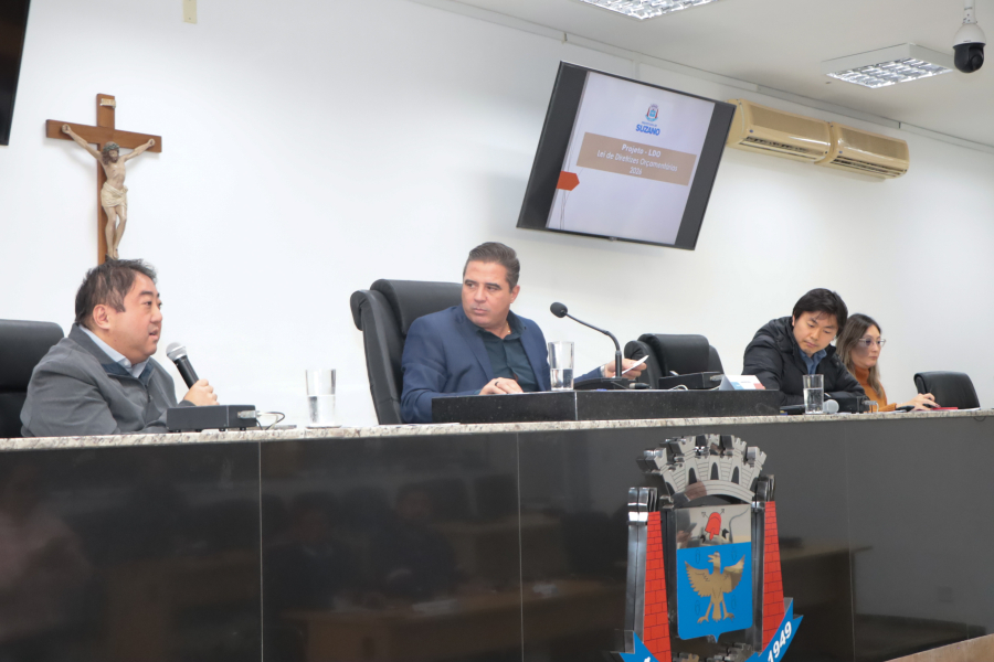 Câmara de Suzano terá audiência da LDO na segunda (15)
