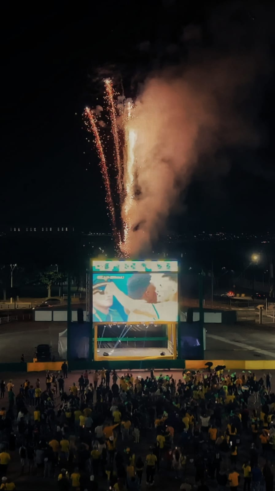 Copa Junina Poá exibe Brasil x Haiti em mega telão de 50 m² nesta sexta-feira
