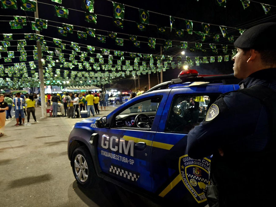 Em Itaquá, operação da GCM reforça segurança durante jogo do Brasil na Copa e desarticula duas casas-bomba