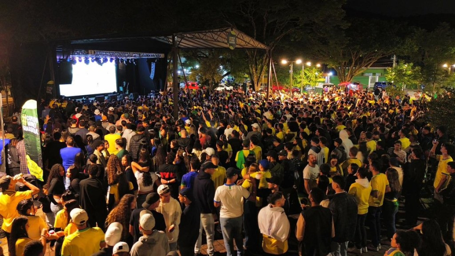 Fan Fest Guararema volta nesta sexta-feira para mais uma noite de torcida pela Seleção Brasileira