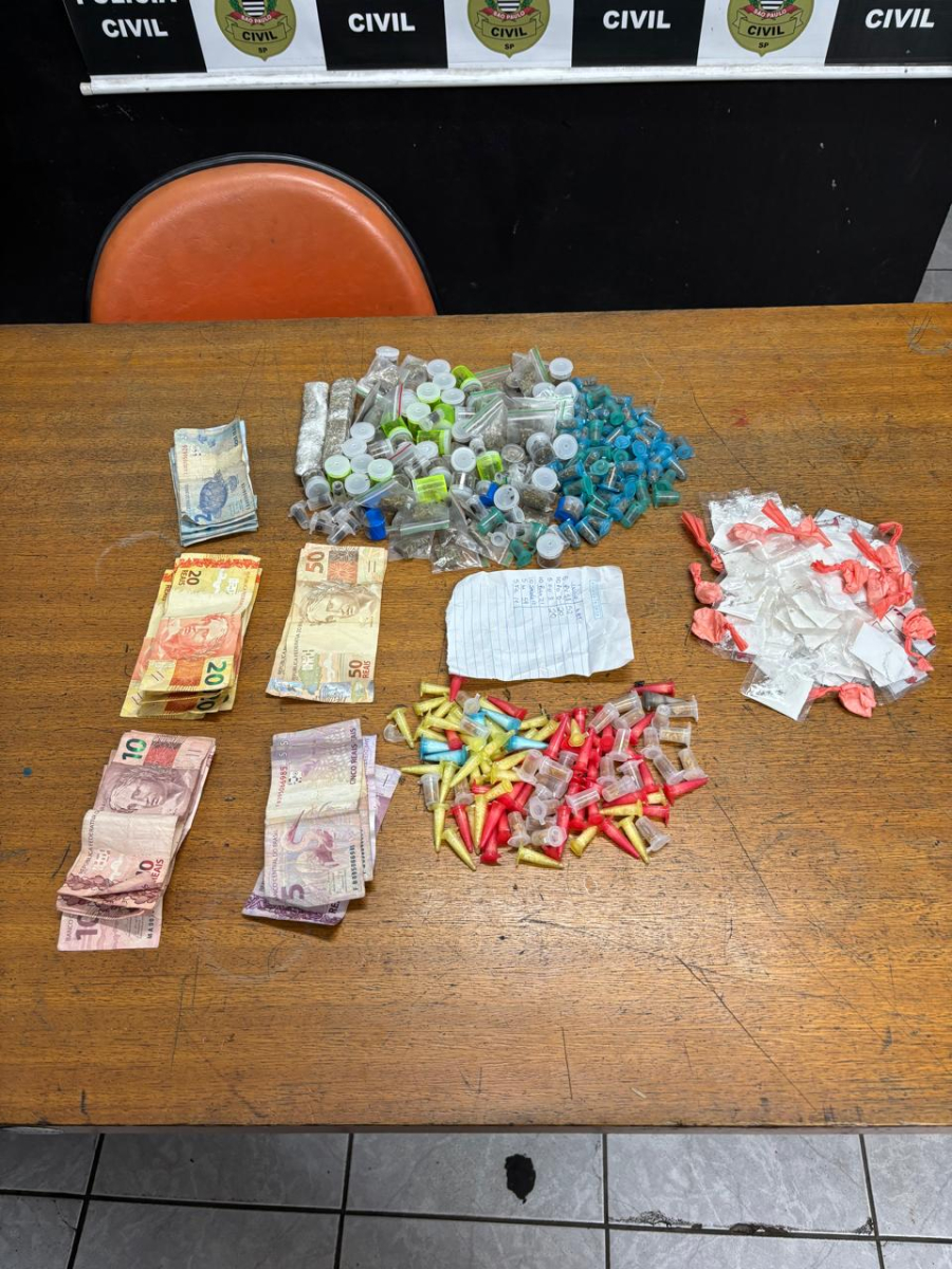 GCM de Suzano detém acusado de ameaça e apreende drogas