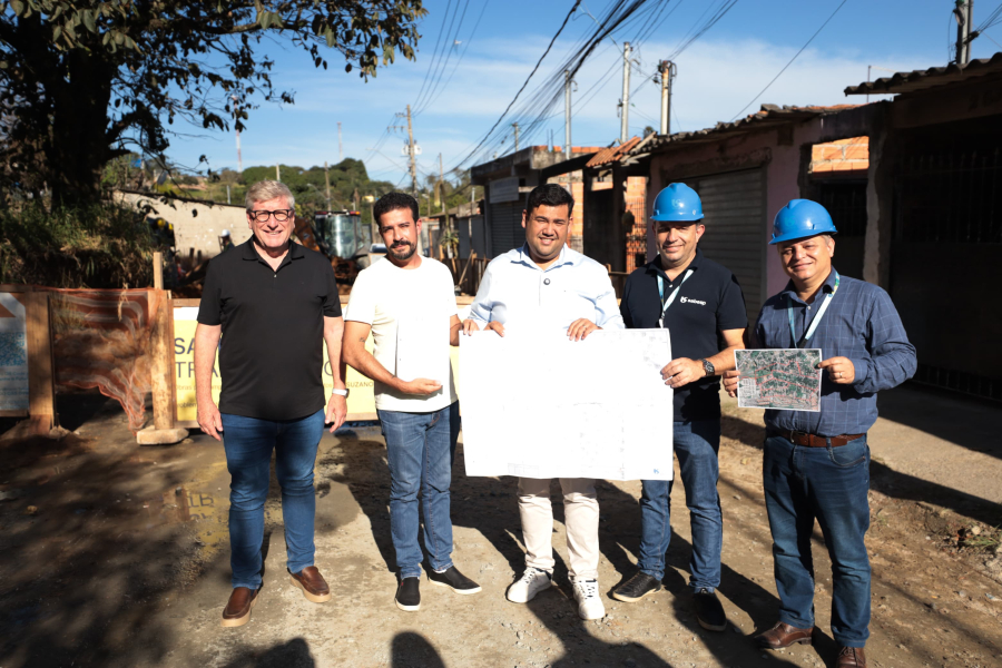 Obras de saneamento avançam no Recreio Sertãozinho para beneficiar 2,5 mil famílias
