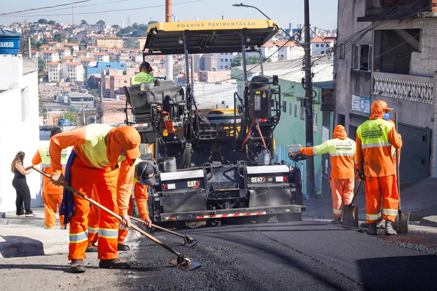 Pavimentação da Rua Nicolau de Leo, na região da Vila Margarida, leva melhorias para a população
