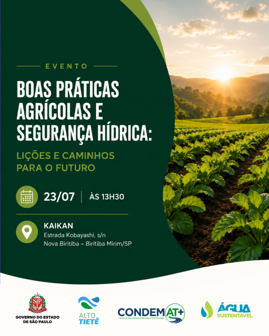 Biritiba Mirim recebe encontro que encerra projeto de Capacitação em Boas Práticas Agrícolas e Uso Eficiente da Água