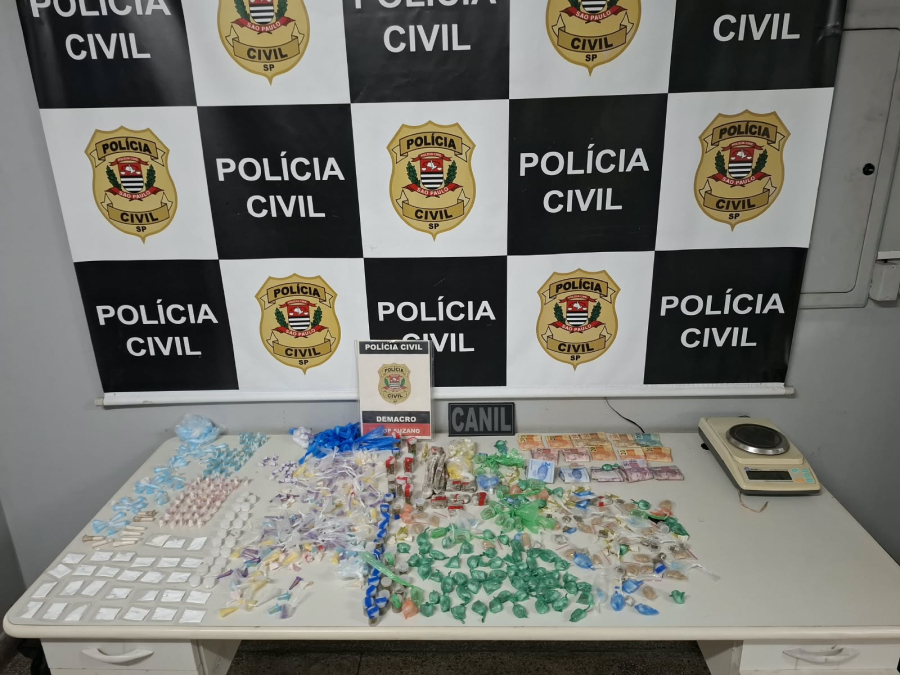 Canil e GPA apreendem 1,6 quilo de drogas no Jardim Amazonas e no Rio Abaixo