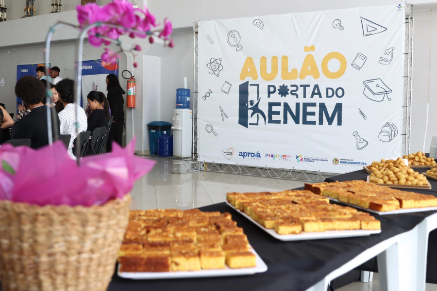 Inscrições para aulão gratuito do Enem em Itaquá terminam na próxima segunda (26)